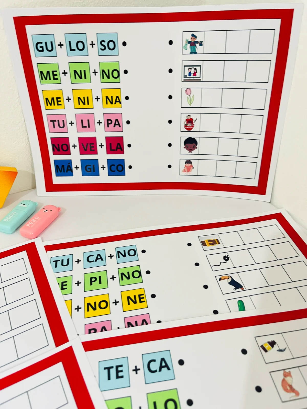Qual a Palavra? Jogo de Sílabas para Alfabetizar — amostra 3: Material para alfabetização