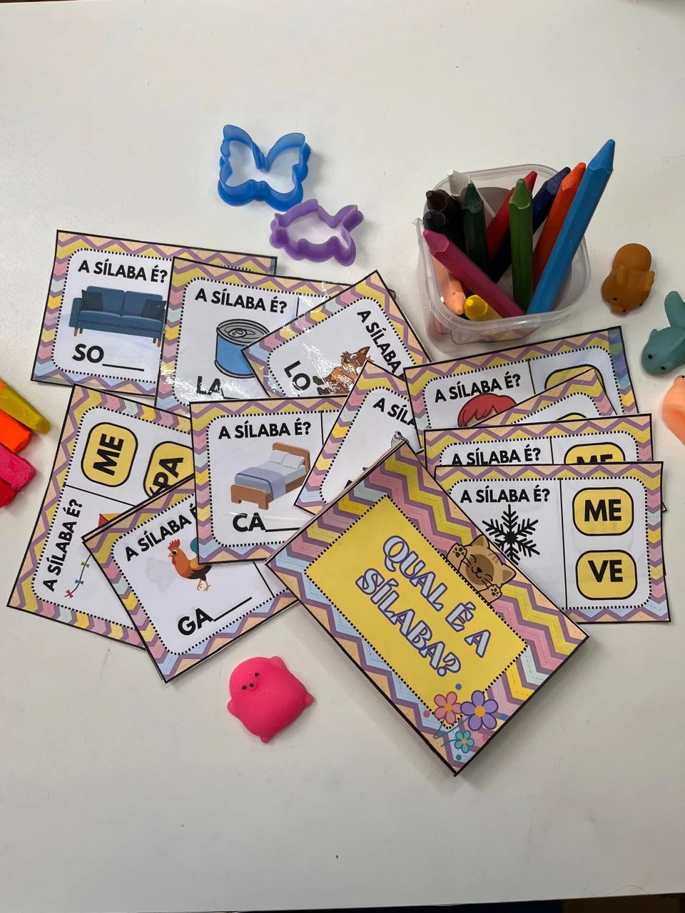 Qual é a a Sílaba Educação Infantil | 1º ano | Reforço — capa do material