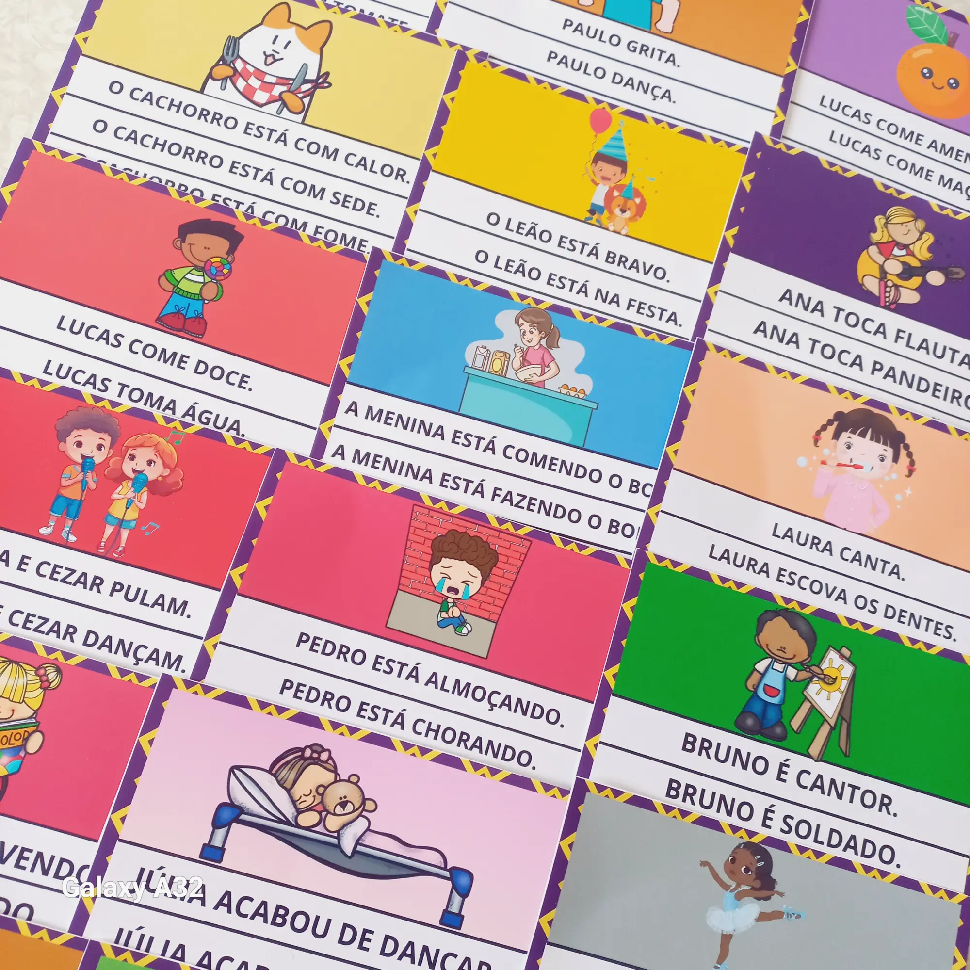Qual é a Frase? Atividade de Leitura – 1º Ano — amostra 5: Atividade Qual é a Frase