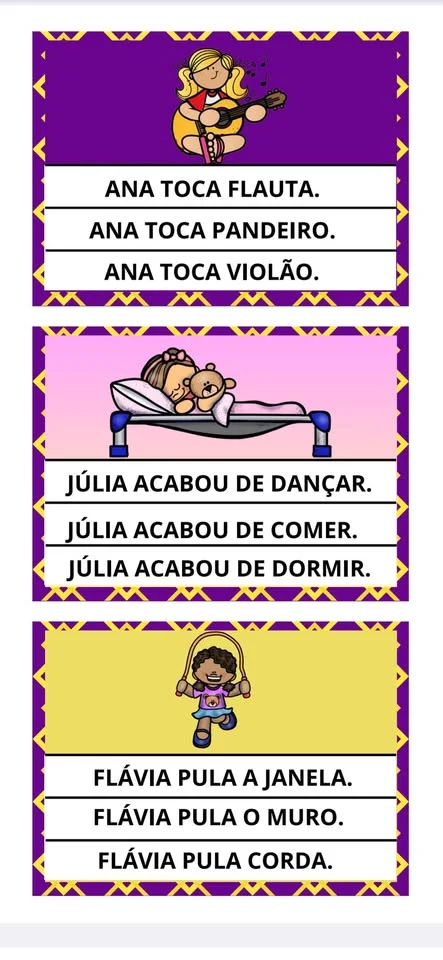 📚✨Qual é a Frase? Recurso Pedagógico com Fichas de Leitura em PDF Pronto para Imprimir 📚✨ — amostra 6: Procurando um…