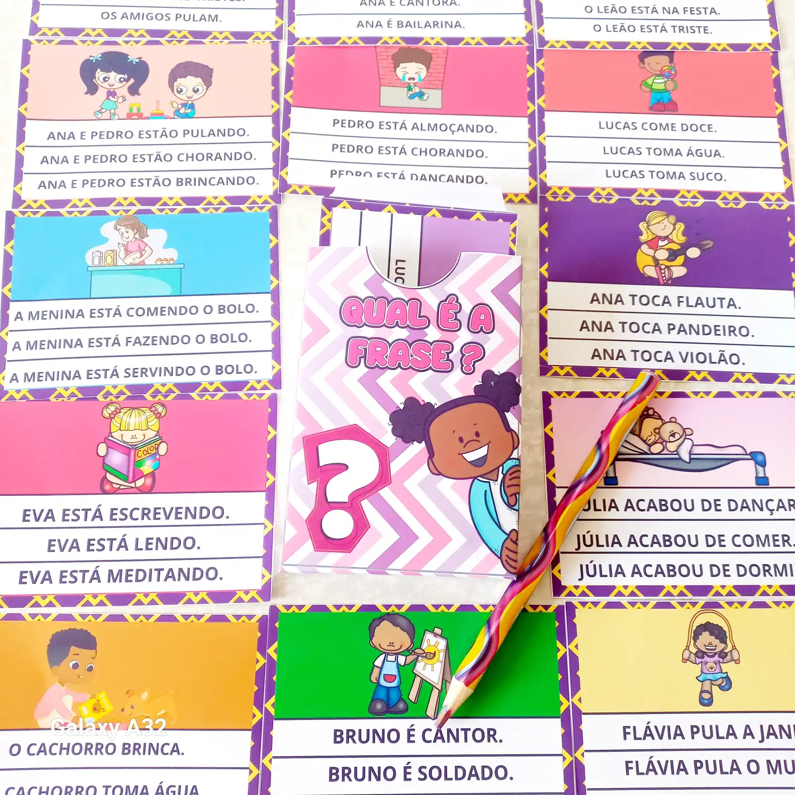 📚✨Qual é a Frase? Recurso Pedagógico com Fichas de Leitura em PDF Pronto para Imprimir 📚✨ — capa do material