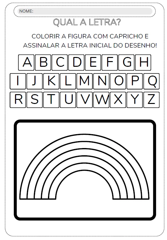 QUAL É A LETRA? — Aprender o alfabeto ficou mais divertido! — amostra 1: Uma atividade simples, lúdica e perfeita para…