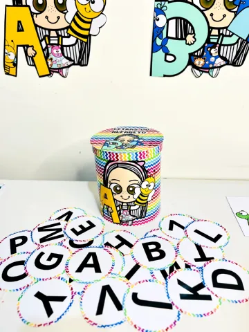 Qual É a Palavra? Jogo de Alfabetização Infantil — amostra 2: Recurso lúdico para lata pedagógica com fichas e letras do… Qual É a Palavra? Jogo de Alfabetização Infantil — amostra 2: Recurso lúdico para lata pedagógica com fichas e letras do…