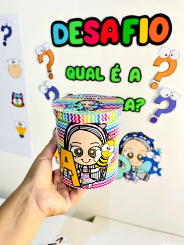 Qual É a Palavra? Jogo de Alfabetização Infantil — amostra 3: Recurso lúdico para lata pedagógica com fichas e letras do… Qual É a Palavra? Jogo de Alfabetização Infantil — amostra 3: Recurso lúdico para lata pedagógica com fichas e letras do…