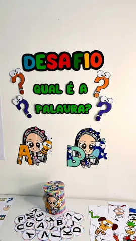 Qual É a Palavra? Jogo de Alfabetização Infantil — capa do material