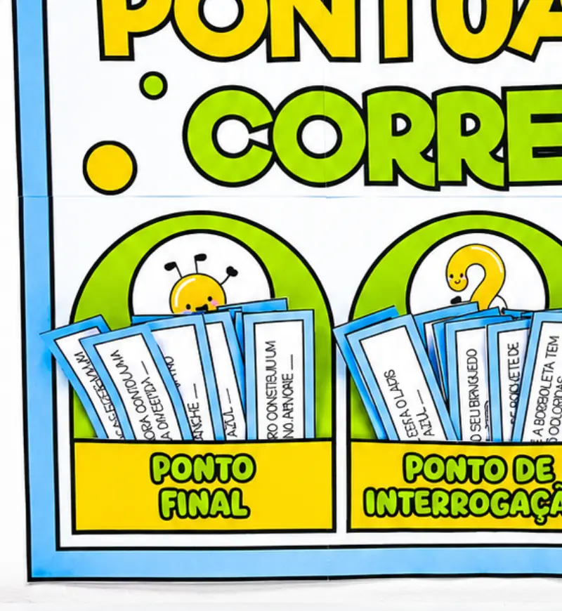 Qual é a Pontuação Correta? PDF Português 3° ao 5° Ano — amostra 2: Auxilia as crianças a identificarem e utilizarem…