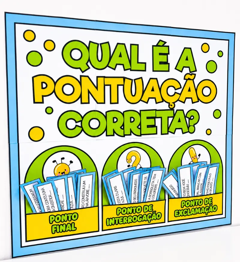 Qual é a Pontuação Correta? PDF Português 3° ao 5° Ano — amostra 3: Auxilia as crianças a identificarem e utilizarem…