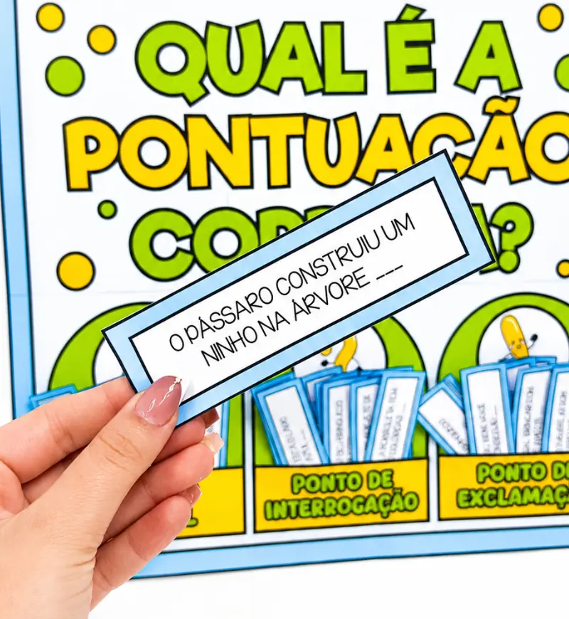 Qual é a Pontuação Correta? PDF Português 3° ao 5° Ano — amostra 4: Auxilia as crianças a identificarem e utilizarem…