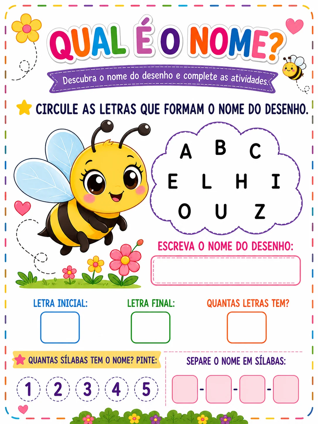 Qual É O Nome — amostra 1: A alfabetização ficou muito mais divertida