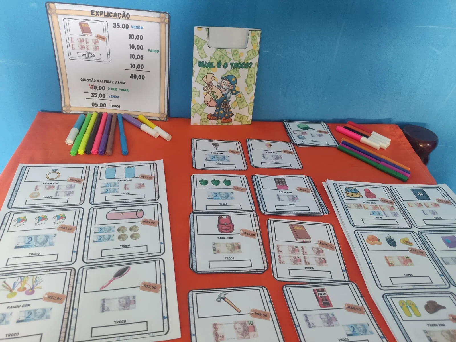 Qual é o Troco? Jogo Educativo de Matemática para Imprimir — Alfabetização para Todas as séries: Atividades de matemática… Qual é o Troco? Jogo Educativo de Matemática para Imprimir — Alfabetização para Todas as séries: Atividades de matemática…