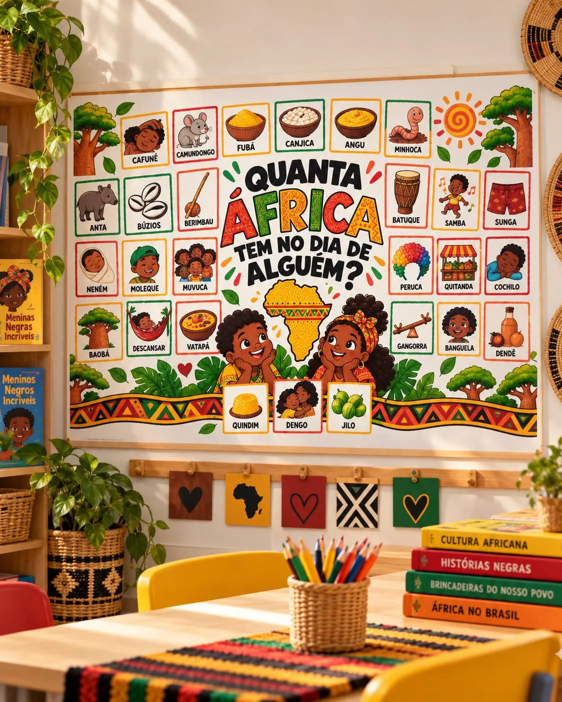 Quanta África Tem no Dia de Alguém? – Painel + Livro PDF — Datas comemorativas para Educação Infantil: Quanta África Tem no…