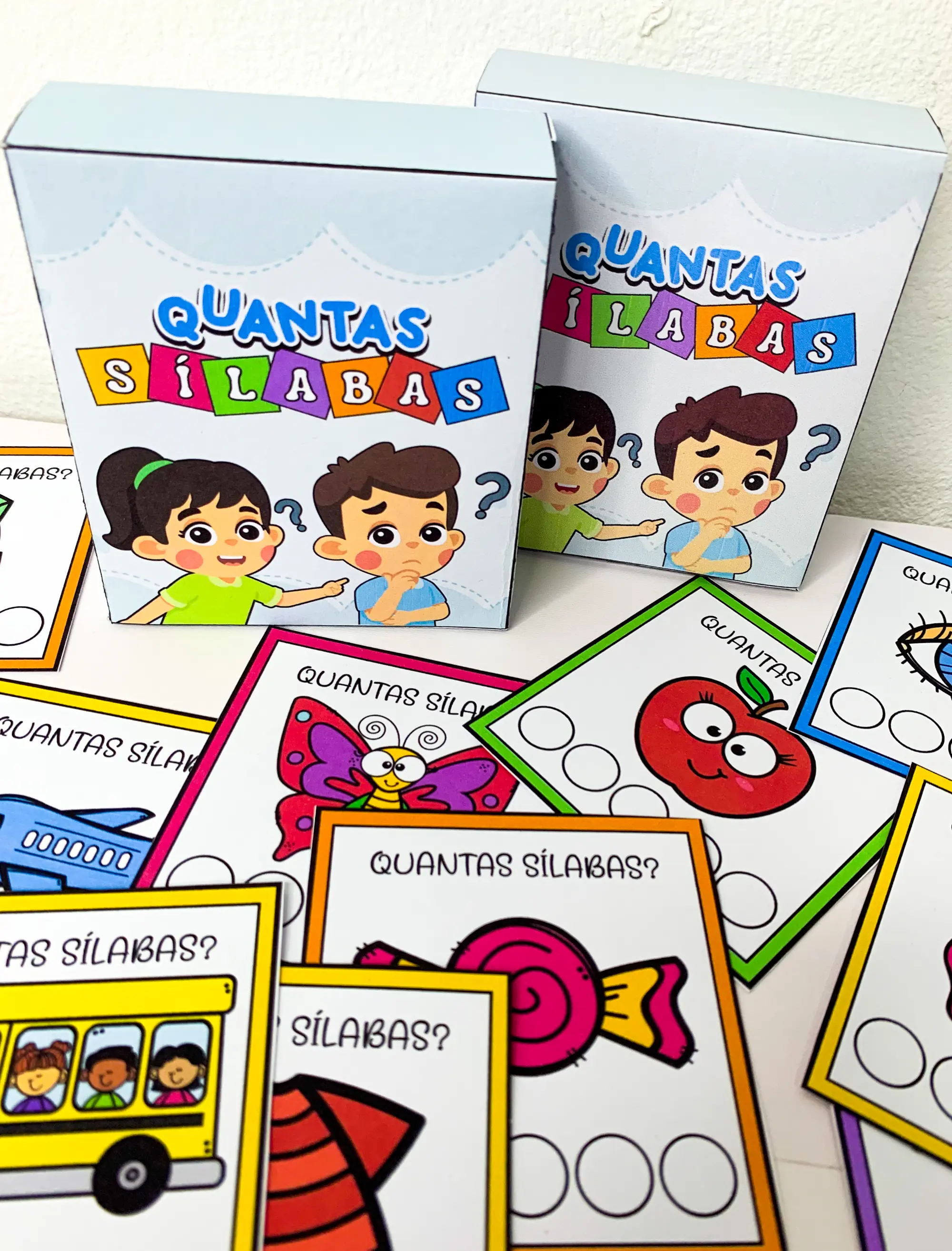 Quantas Sílabas? – Atividade de Consciência Silábica — amostra 5: Material pedagógico lúdico e interativo para trabalhar a…
