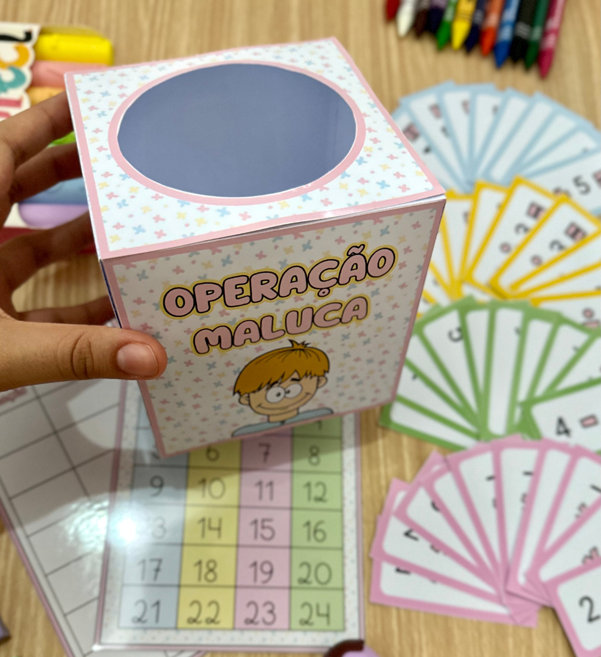 Quatro operações: atividade em equipe Operação Maluca — amostra 1: Quatro operações em uma dinâmica coletiva