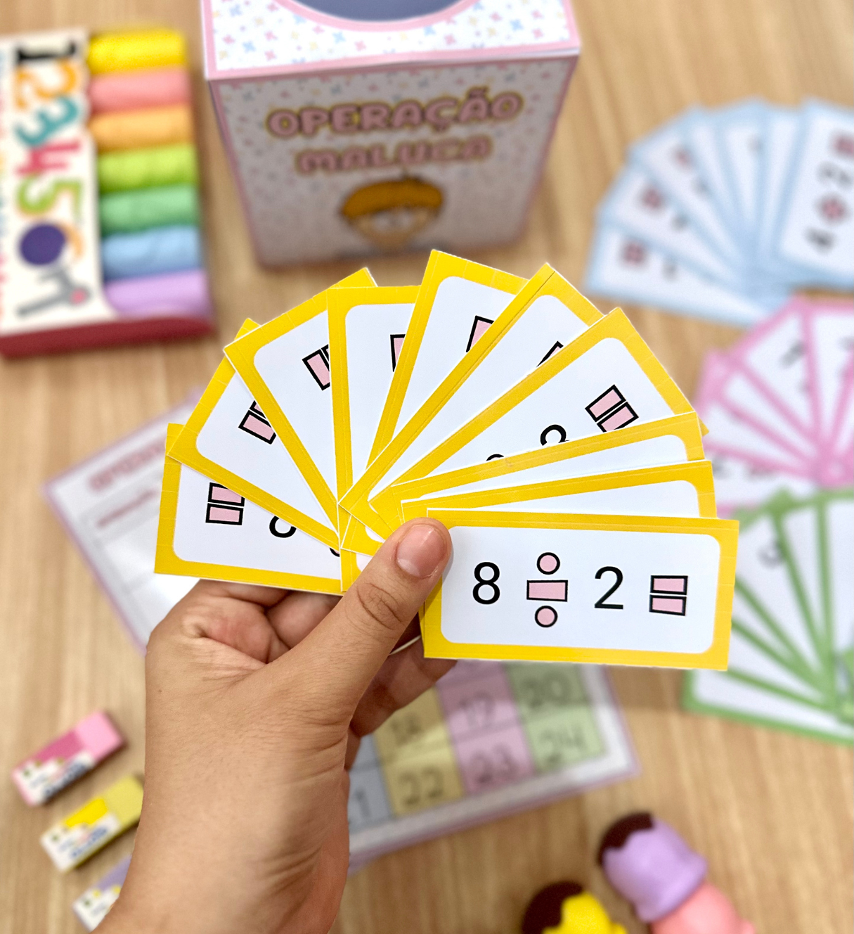 Quatro operações: atividade em equipe Operação Maluca — amostra 3: Como usar em sala de aula