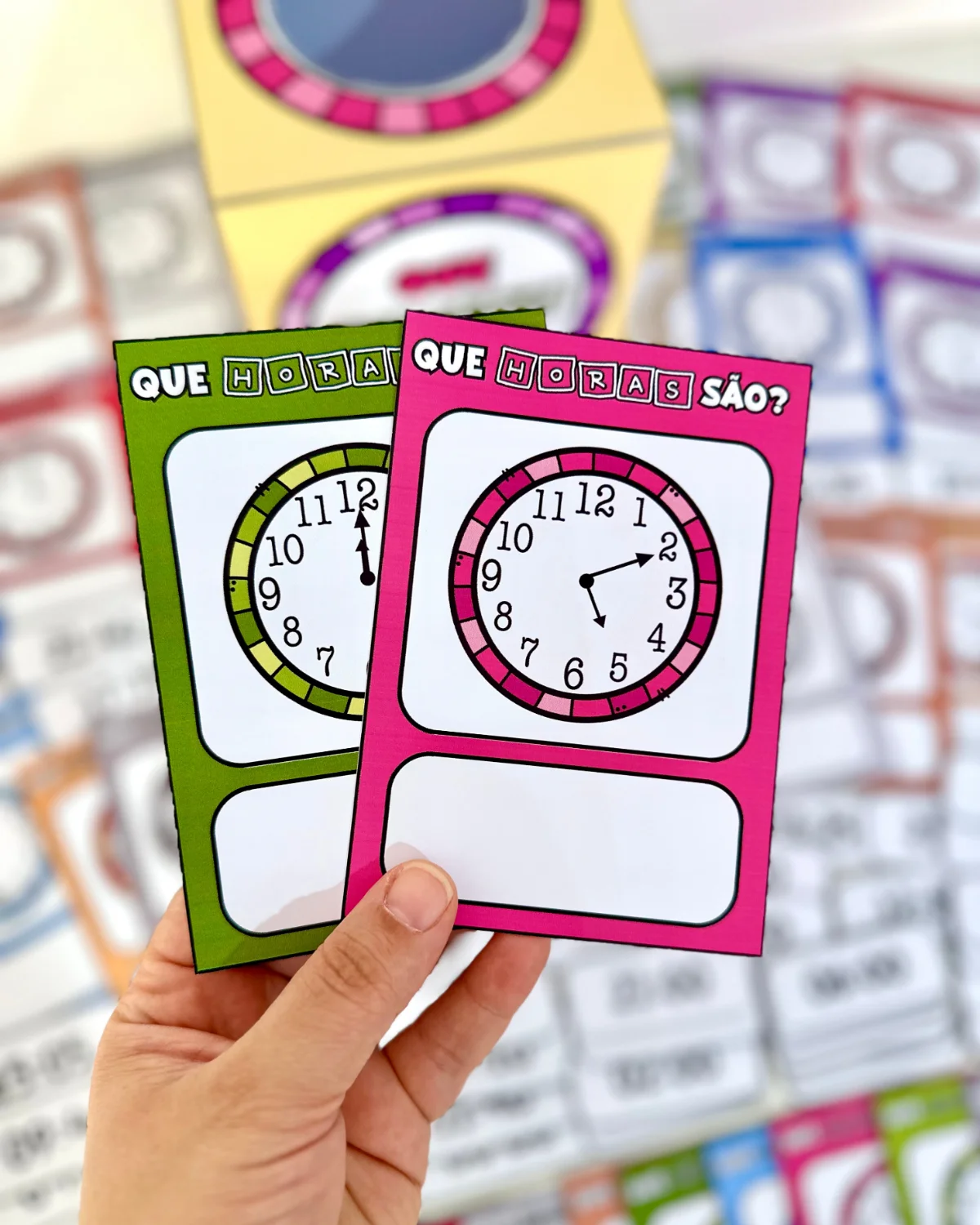 Que Horas São? – PDF para Imprimir | Anos Iniciais — amostra 5: O arquivo "Que Horas São
