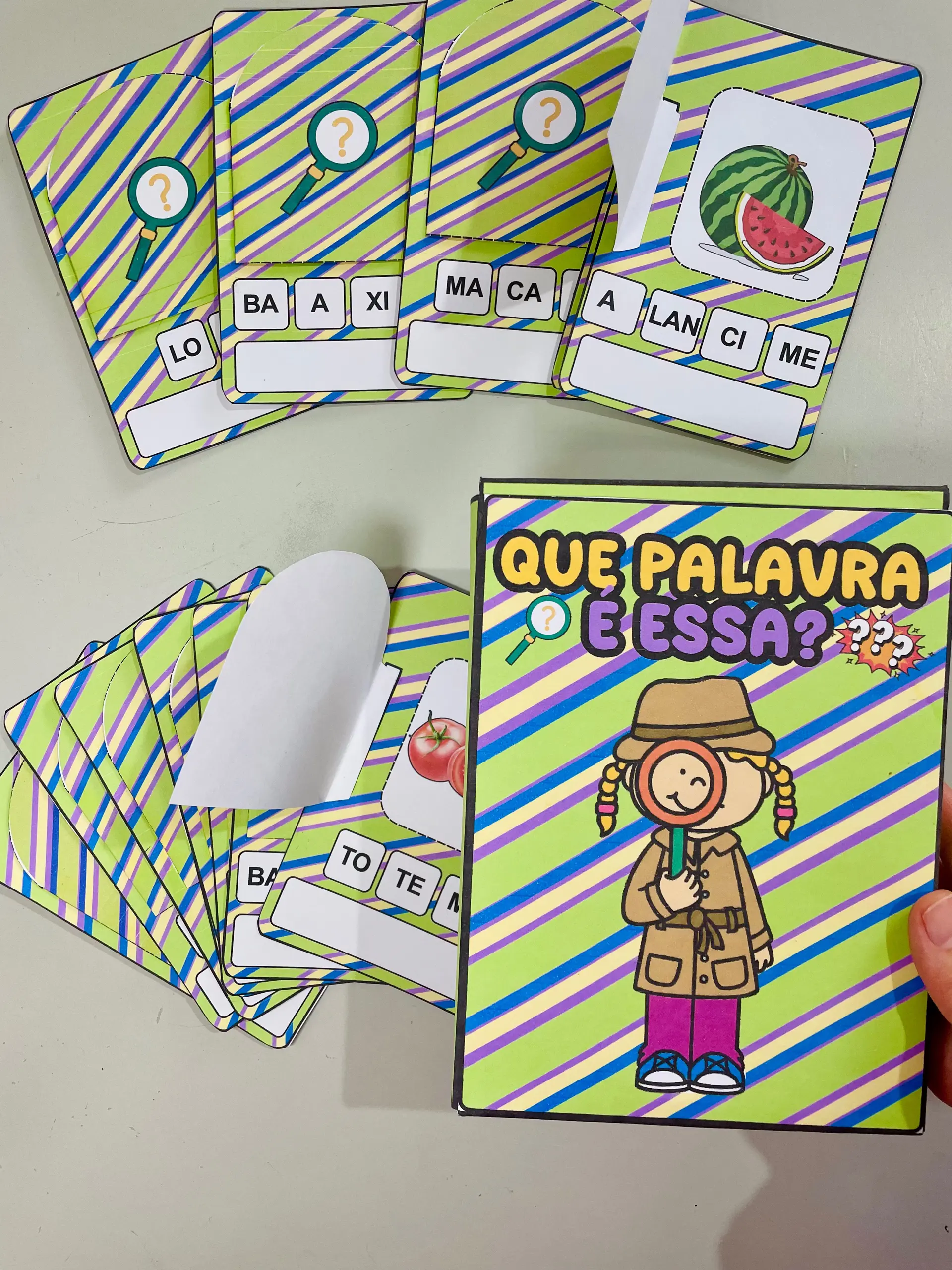 Que Palavra é Essa? – Jogo de Formação de Palavras — amostra 4: 🎯 Habilidades desenvolvidas: consciência fonológica,… Que Palavra é Essa? – Jogo de Formação de Palavras — amostra 4: 🎯 Habilidades desenvolvidas: consciência fonológica,…