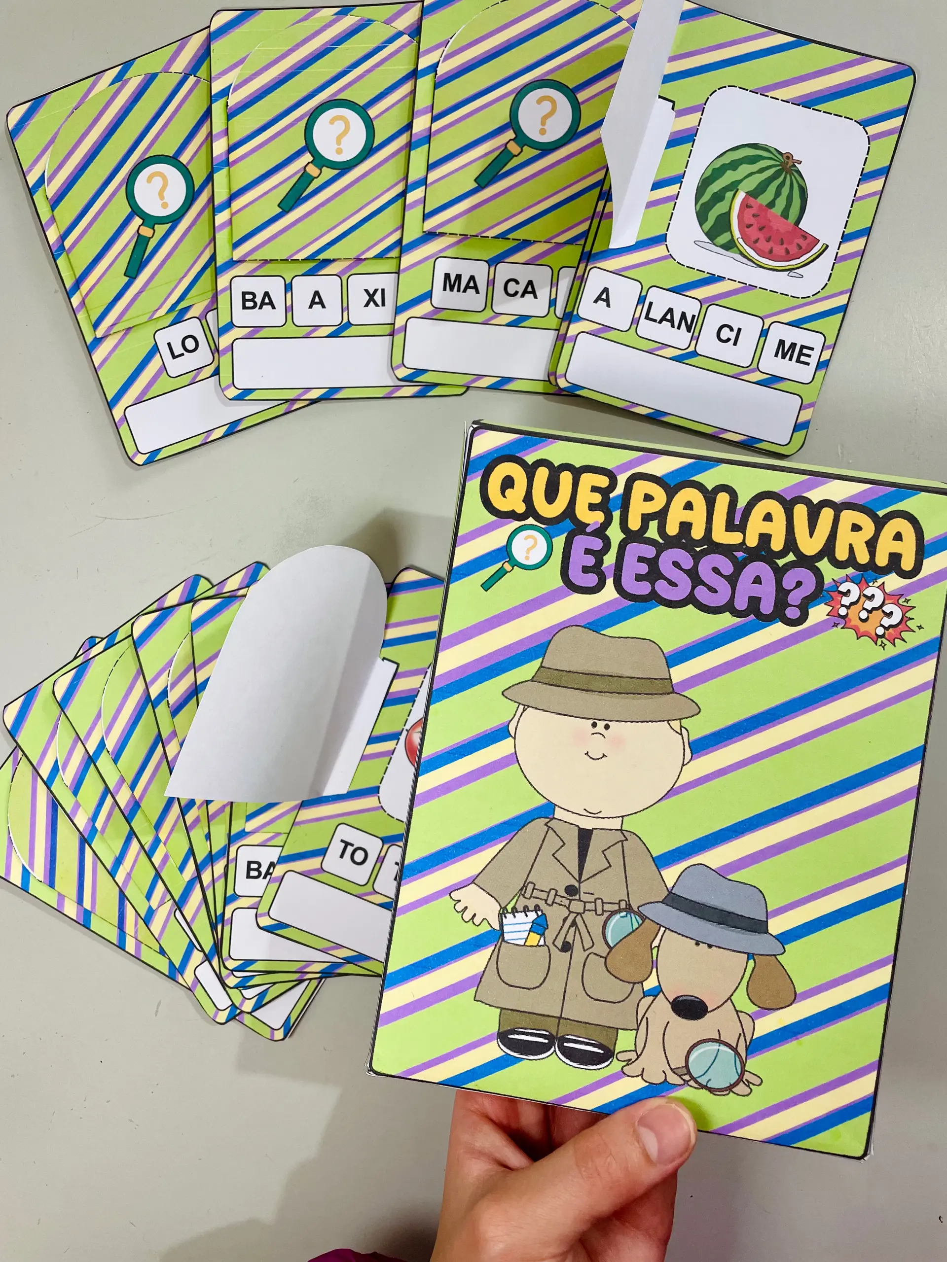 Que Palavra é Essa? – Jogo de Formação de Palavras — amostra 5: 👩🏫 Indicado para: Educação Infantil, alfabetização e… Que Palavra é Essa? – Jogo de Formação de Palavras — amostra 5: 👩🏫 Indicado para: Educação Infantil, alfabetização e…