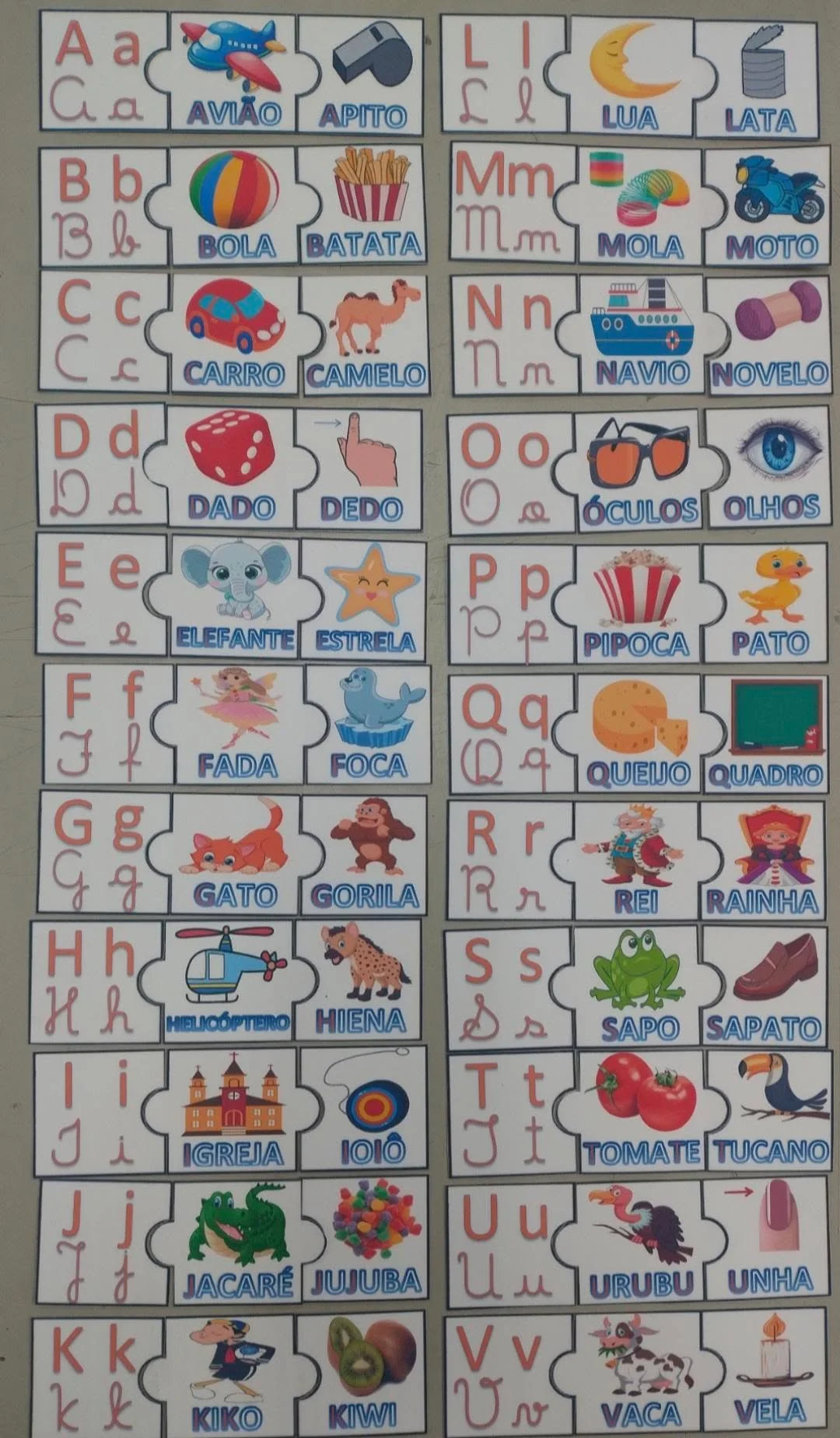 ❤️🎉 QUEBRA-CABEÇA ALFABETO DIVERTIDO ❤️🎉 — amostra 6: 💖😃 Apresento um arquivo incrível de quebra-cabeça com as letras…