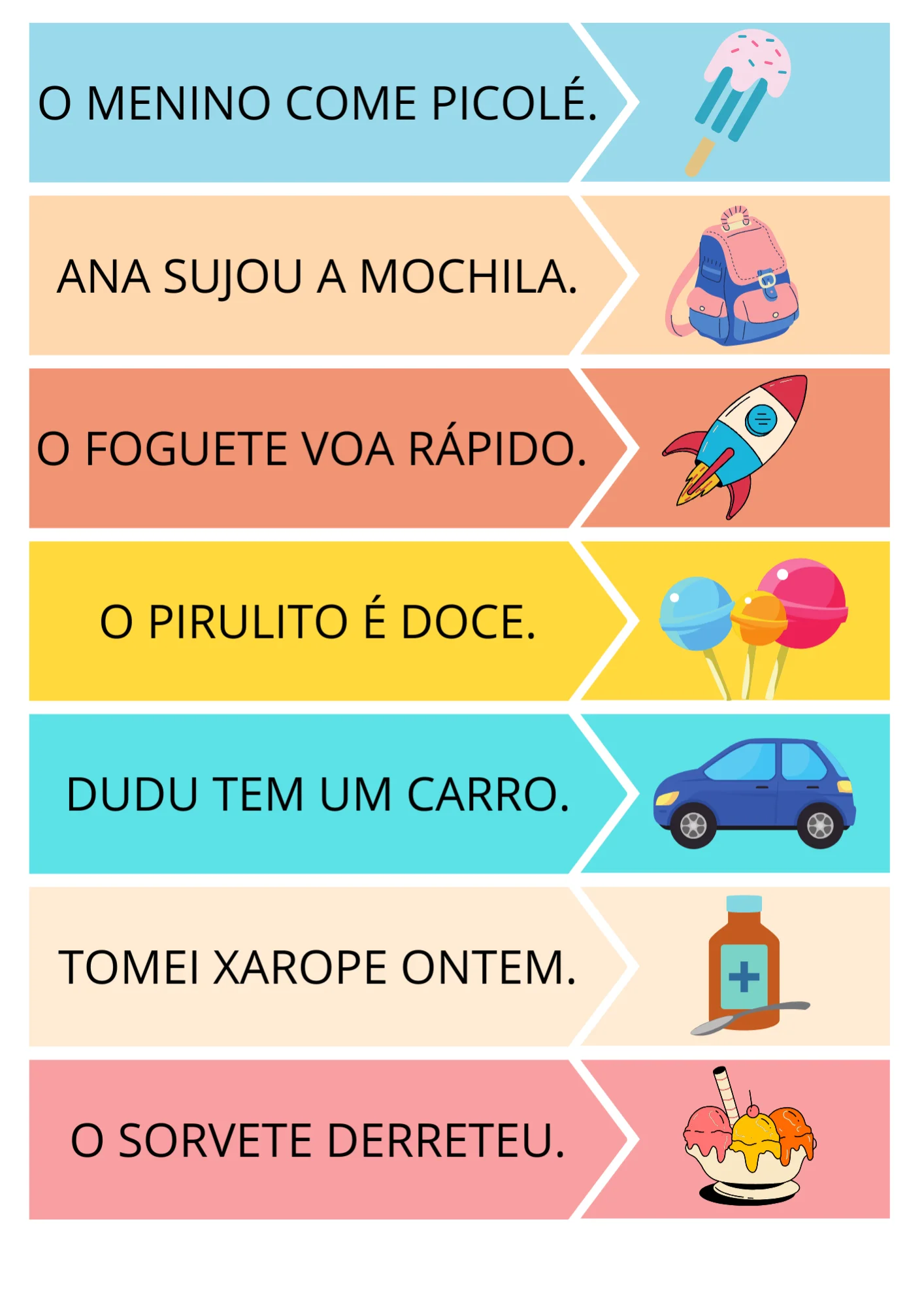 QUEBRA-CABEÇA DAS FRASES - ANOS INICIAIS ALFABETIZAÇÃO — amostra 2: Com o Quebra-Cabeça das Frases , a criança é desafiada…