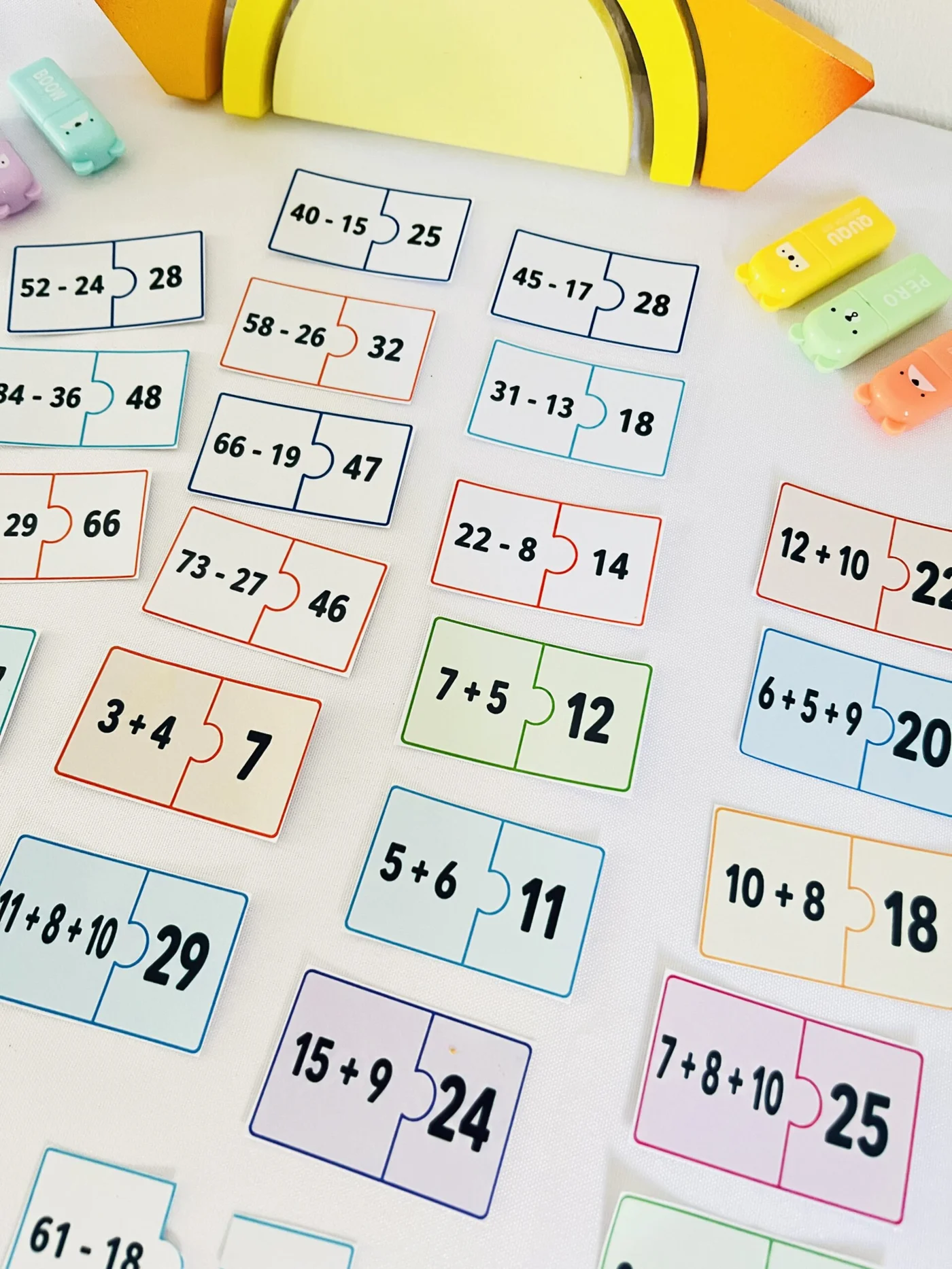 Quebra-Cabeça das Operações – Atividade de Adição e Subtração para Imprimir | Matemática — Matemática para Todas as séries:…