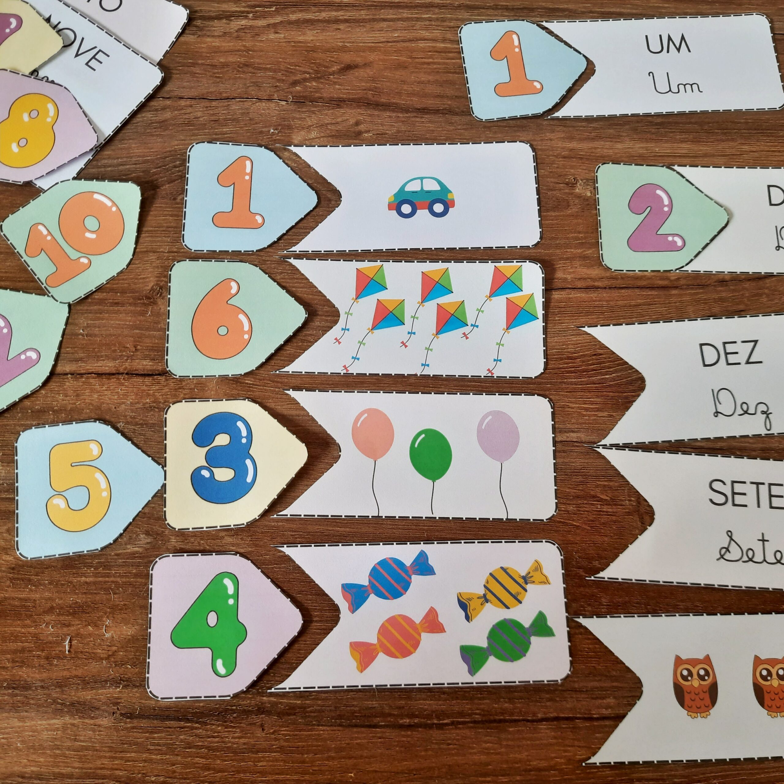 Quebra-cabeça de alfabetização: kit com 2 jogos de letras e números — amostra 5: Explore letras, palavras e números com…