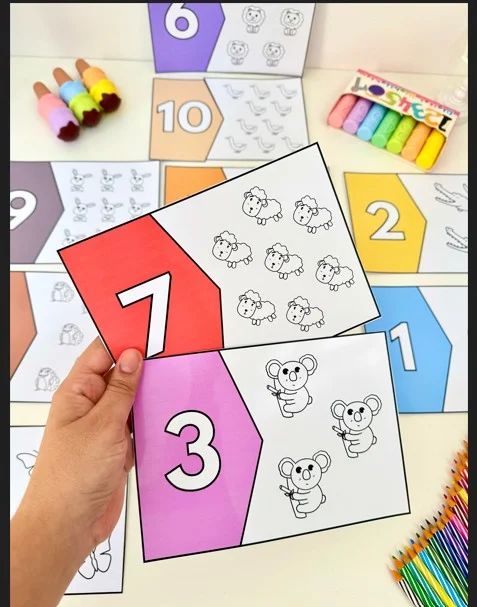 QUEBRA CABEÇA NUMERAIS DE 1 A 10 - EDUCAÇÃO INFANTIL E FUNDAMENTAL — amostra 3: Com o Quebra-Cabeça Numerais de 1 a 10 , a…