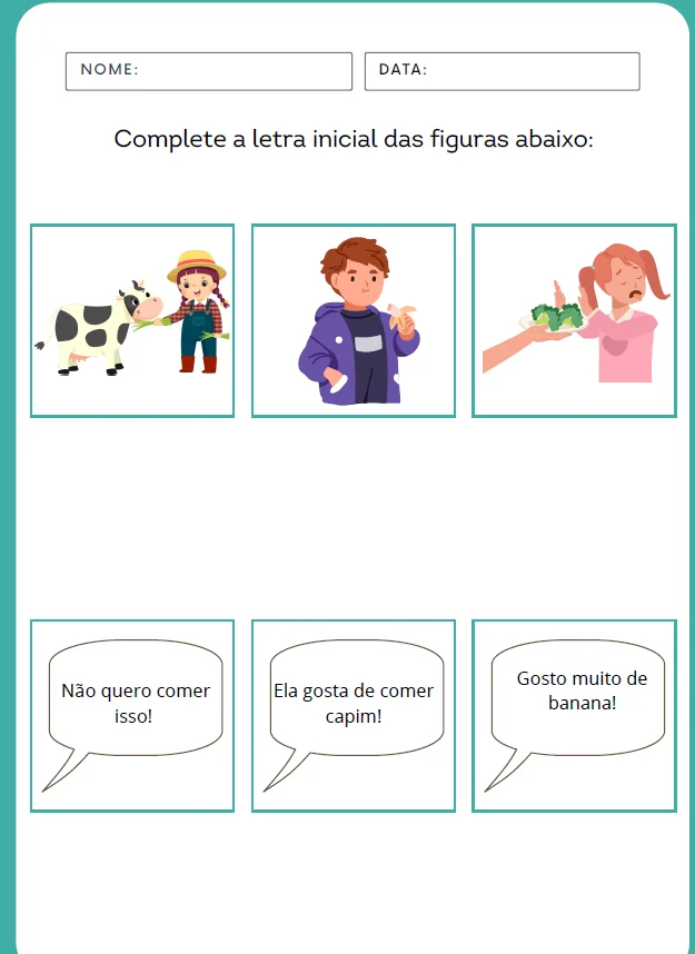 "QUEM DISSE ISSO" ATIVIDADE DE ALFABETIZAÇÃO - INTERPRETAÇÃO E DIÁLOGO — amostra 4: Uma atividade divertida para trabalhar… "QUEM DISSE ISSO" ATIVIDADE DE ALFABETIZAÇÃO - INTERPRETAÇÃO E DIÁLOGO — amostra 4: Uma atividade divertida para trabalhar…