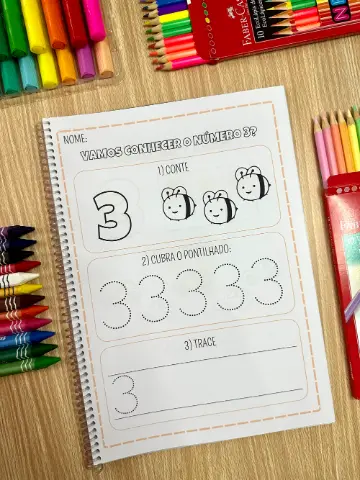 Quero Aprender os Numerais – Atividades de Matemática para Educação Infantil — amostra 3: Apostila com 40 páginas de… Quero Aprender os Numerais – Atividades de Matemática para Educação Infantil — amostra 3: Apostila com 40 páginas de…