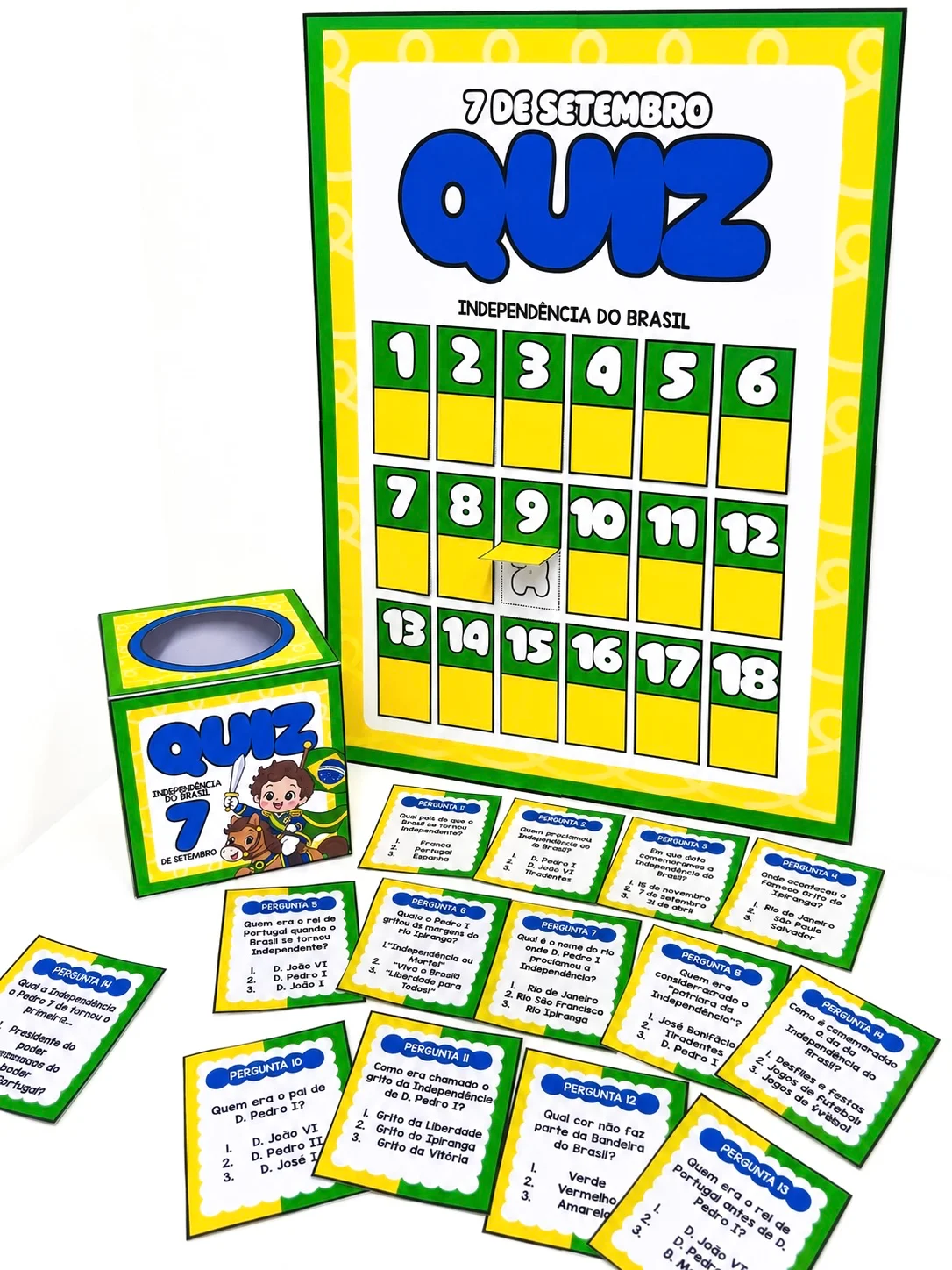 Quiz 7 de Setembro | Independência do Brasil em PDF — capa do material