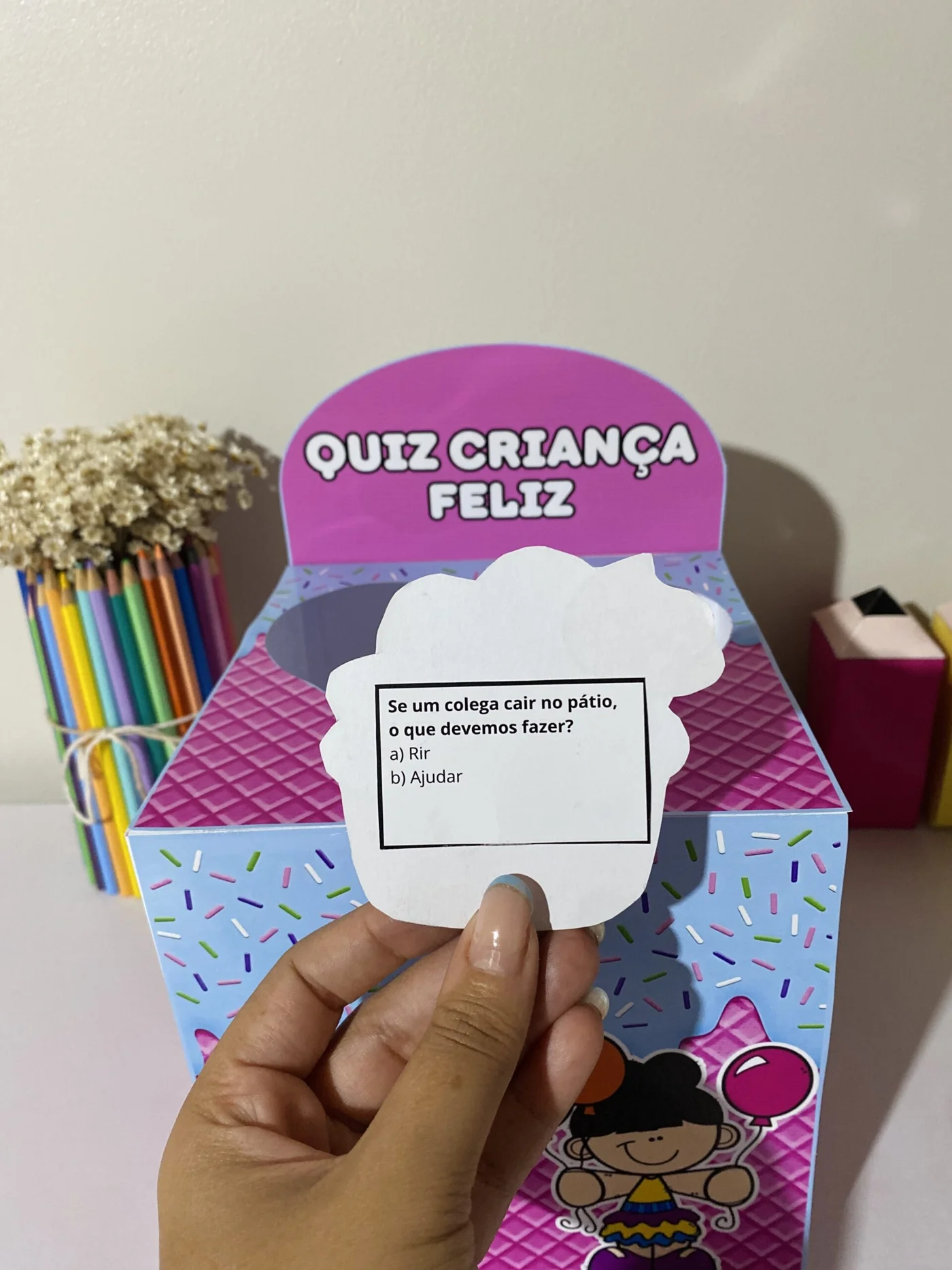 Quiz Criança Feliz — amostra 1: O Quiz Criança Feliz é uma atividade lúdica e educativa perfeita para trabalhar valores…