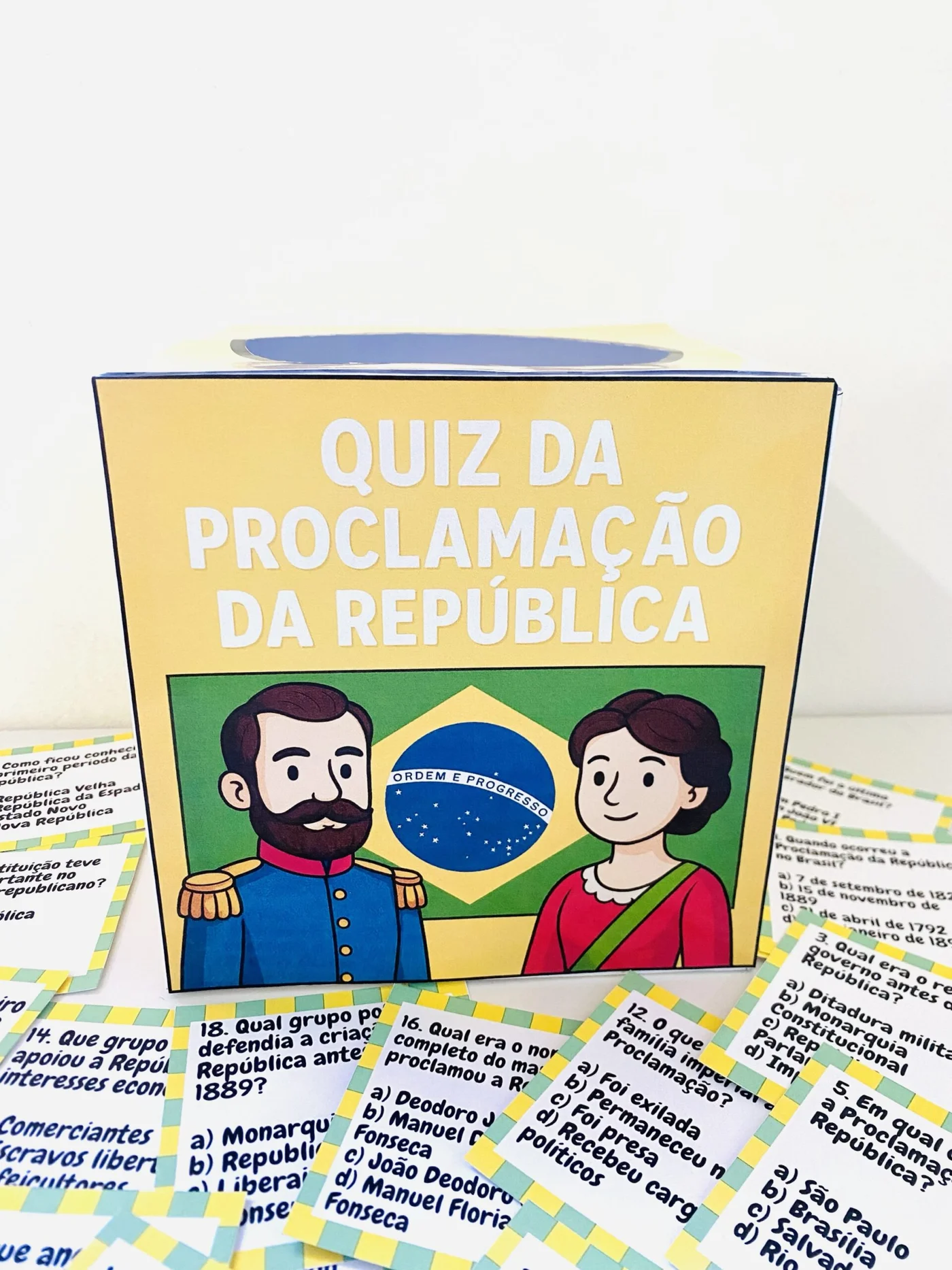 Quiz da proclamação da república — amostra 2: *Quiz: Proclamação da República* 🇧🇷 🎉 Celebre a Proclamação da República…