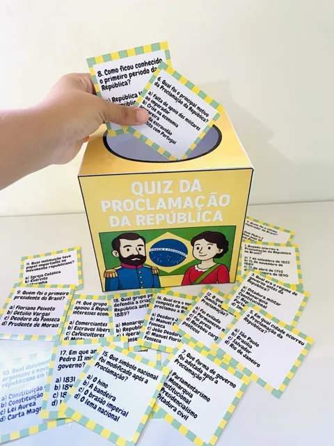 Quiz da proclamação da república — capa do material