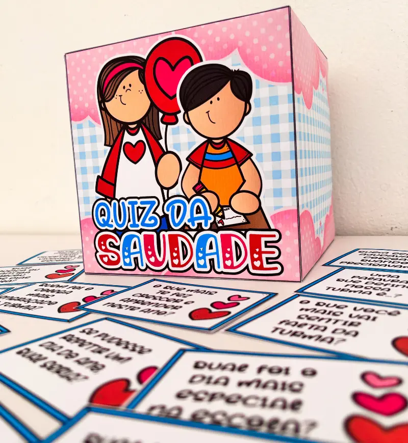 Quiz da Saudade: 27 Perguntas para Encerrar o Ano Letivo — amostra 4: Para quem é indicado