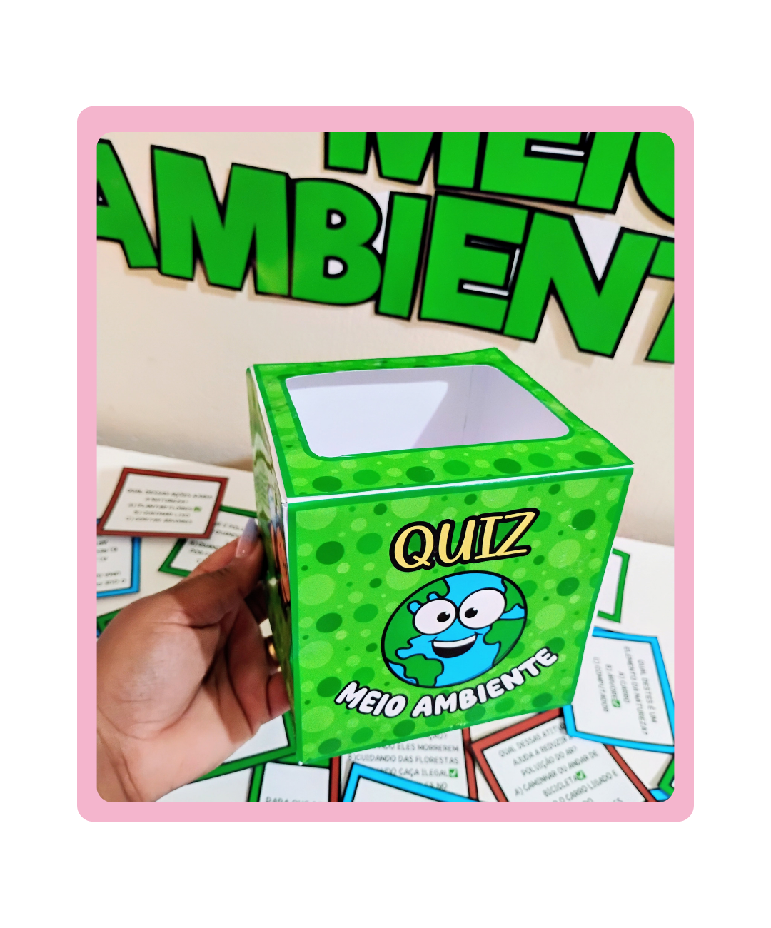 Quiz de meio ambiente para imprimir — capa do material