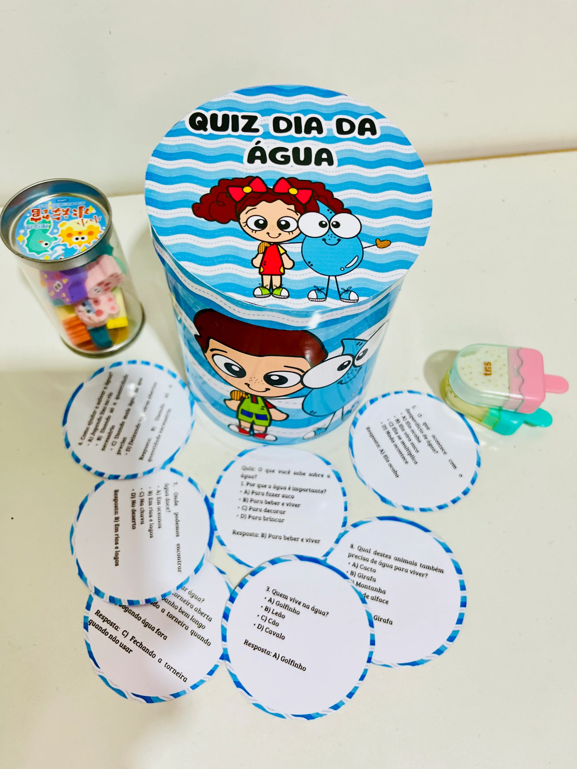 Quiz “Dia da Água” – Material Pedagógico — amostra 7: Adquira e compartilhe conhecimento de forma divertida