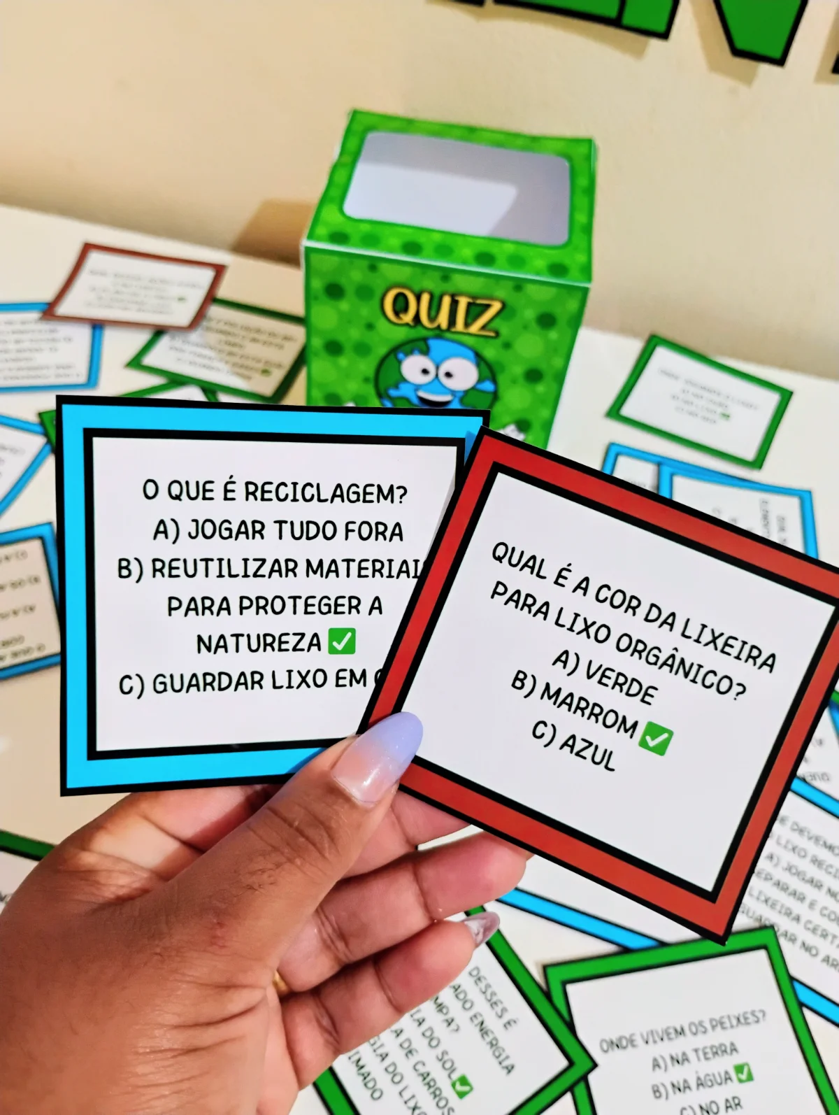 Quiz do Meio Ambiente - Perguntas e Respostas — amostra 2: 🌱 Transforme sua aula sobre o Meio Ambiente em um momento…