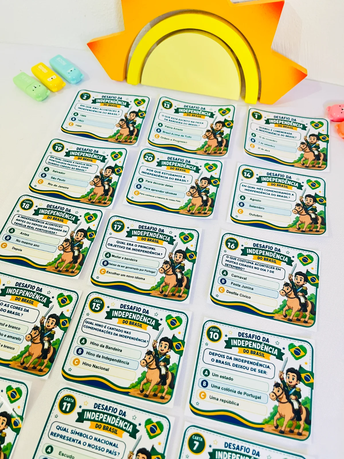 Quiz Independência do Brasil – 20 Cartas com Perguntas e Gabarito — amostra 2: 👩🏫 Como utilizar em sala de aula? Quiz Independência do Brasil – 20 Cartas com Perguntas e Gabarito — amostra 2: 👩🏫 Como utilizar em sala de aula?