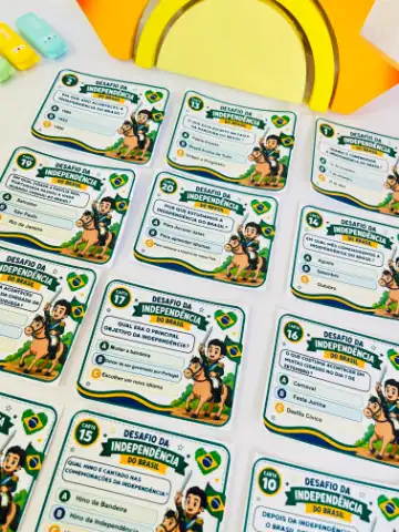 Quiz Independência do Brasil – 5º Ano — amostra 3: 📦 O material inclui