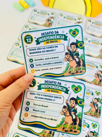 Quiz Independência do Brasil – 5º Ano — amostra 4: Aprenda brincando com 20 perguntas sobre a Independência do Brasil