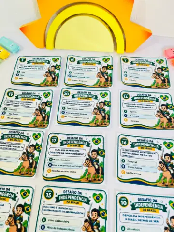Quiz Independência do Brasil – 5º Ano — amostra 6: Aprenda brincando com 20 perguntas sobre a Independência do Brasil