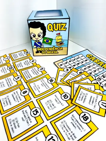 Quiz Independência do Brasil para anos iniciais. — amostra 4: Quiz sobre a Independência do Brasil com 18 perguntas,…
