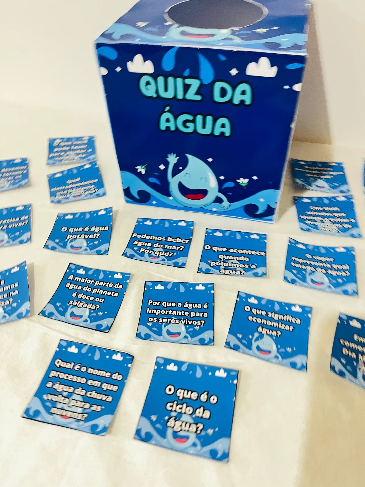 Quiz sobre a água - Dia Mundial da Água – Material Pedagógico — capa do material