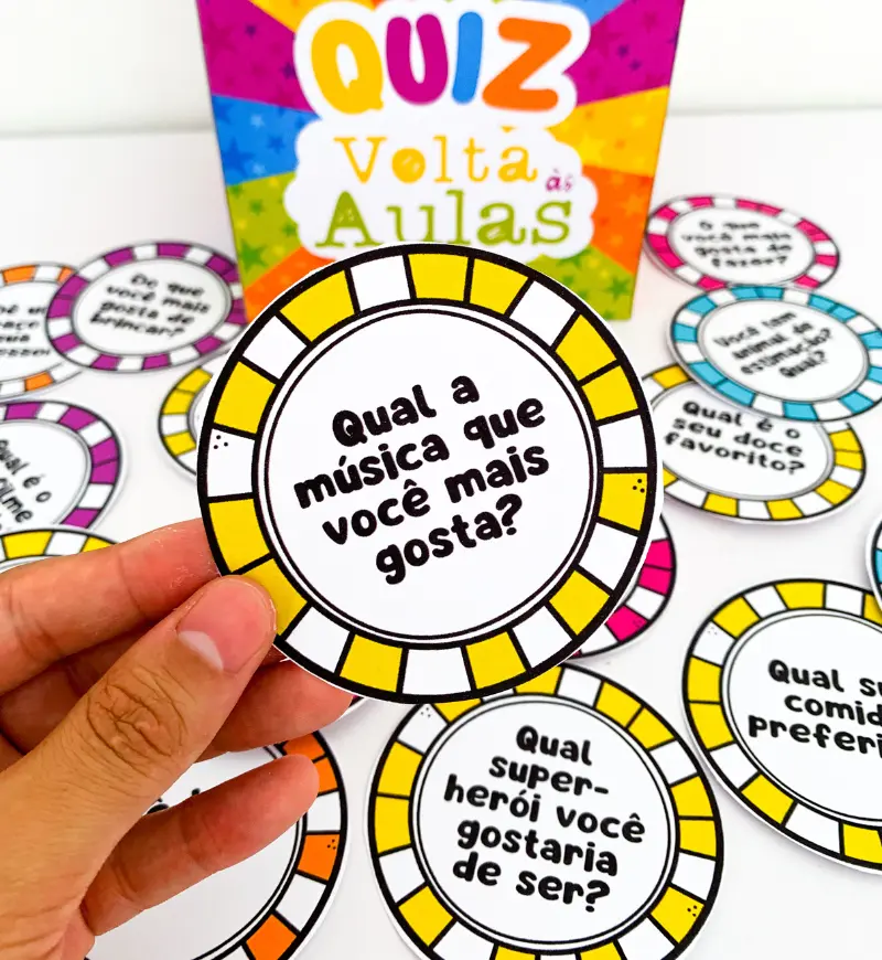 Quiz Volta às Aulas – PDF para Imprimir — amostra 3: Comece o ano letivo com muita diversão e aprendizado