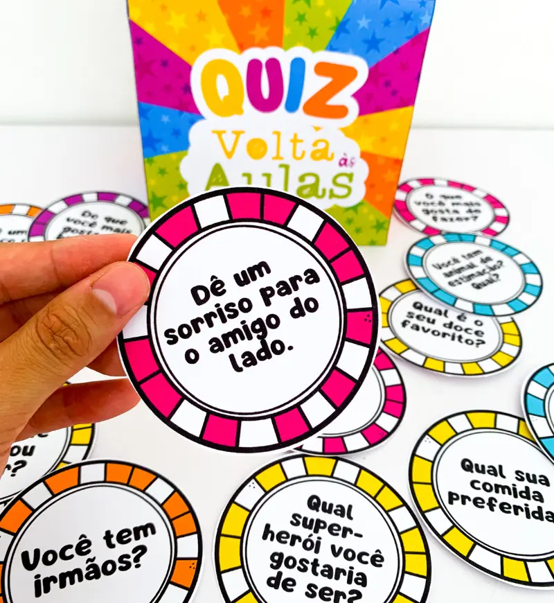 Quiz Volta às Aulas – PDF para Imprimir — amostra 4: Comece o ano letivo com muita diversão e aprendizado
