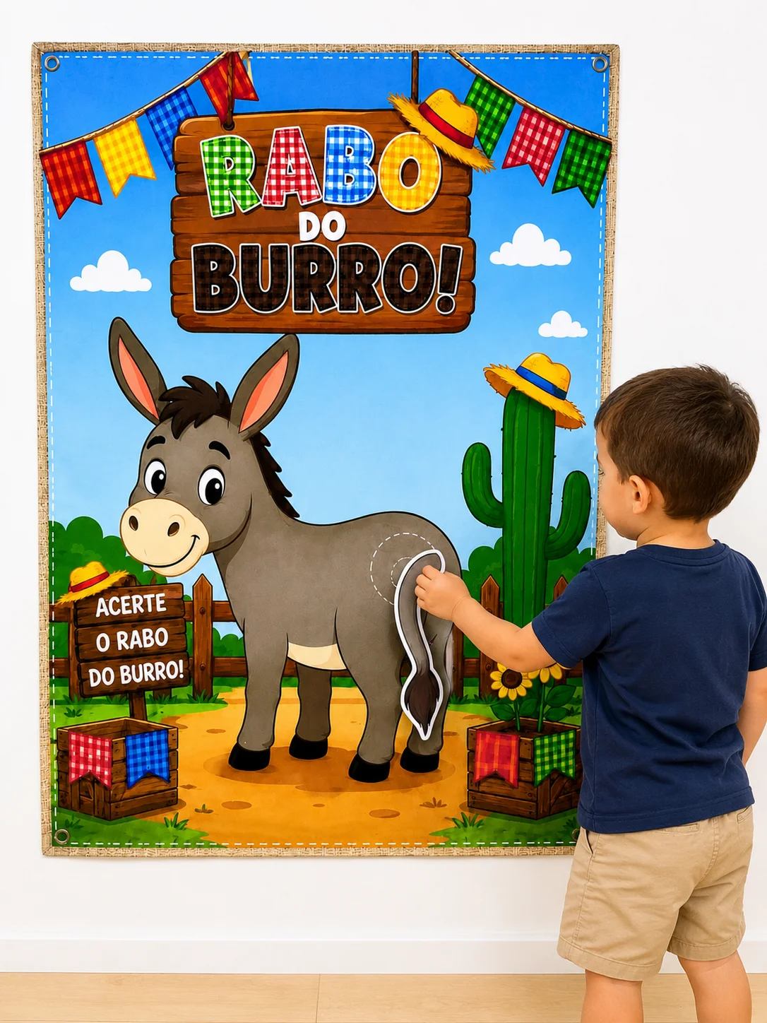 Rabo do Burro – Brincadeira Junina – Material Pedagógico — amostra 3: O Rabo do Burro é um recurso pedagógico divertido e…