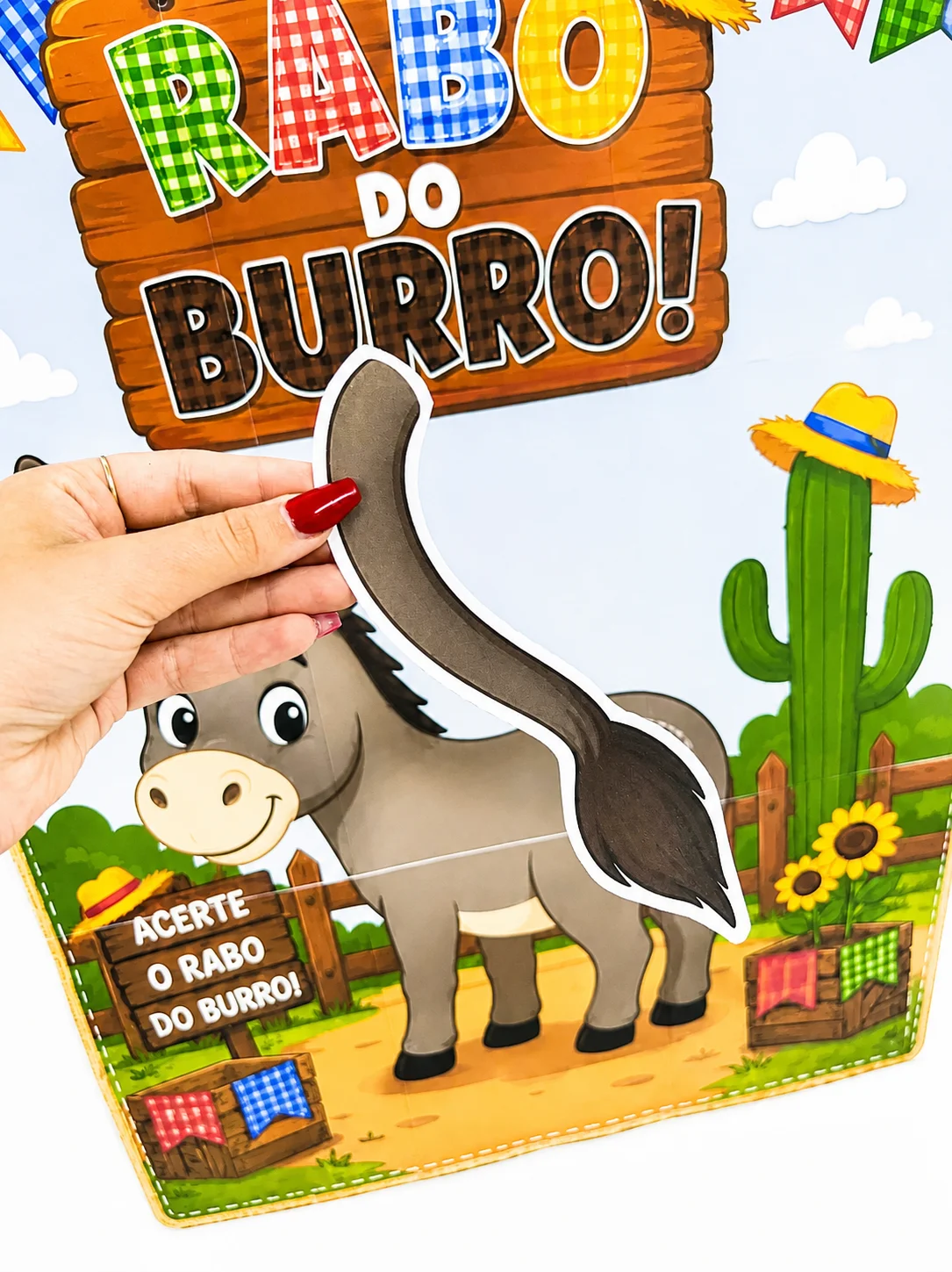 Rabo do Burro – Brincadeira Junina – Material Pedagógico — amostra 4: O Rabo do Burro é um recurso pedagógico divertido e…