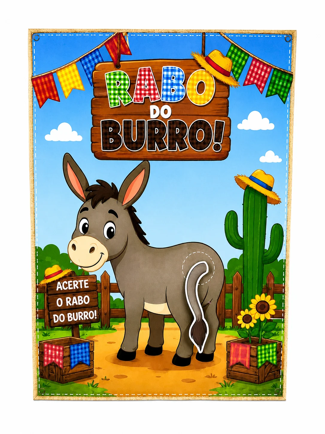 Rabo do Burro – Brincadeira Junina – Material Pedagógico — capa do material