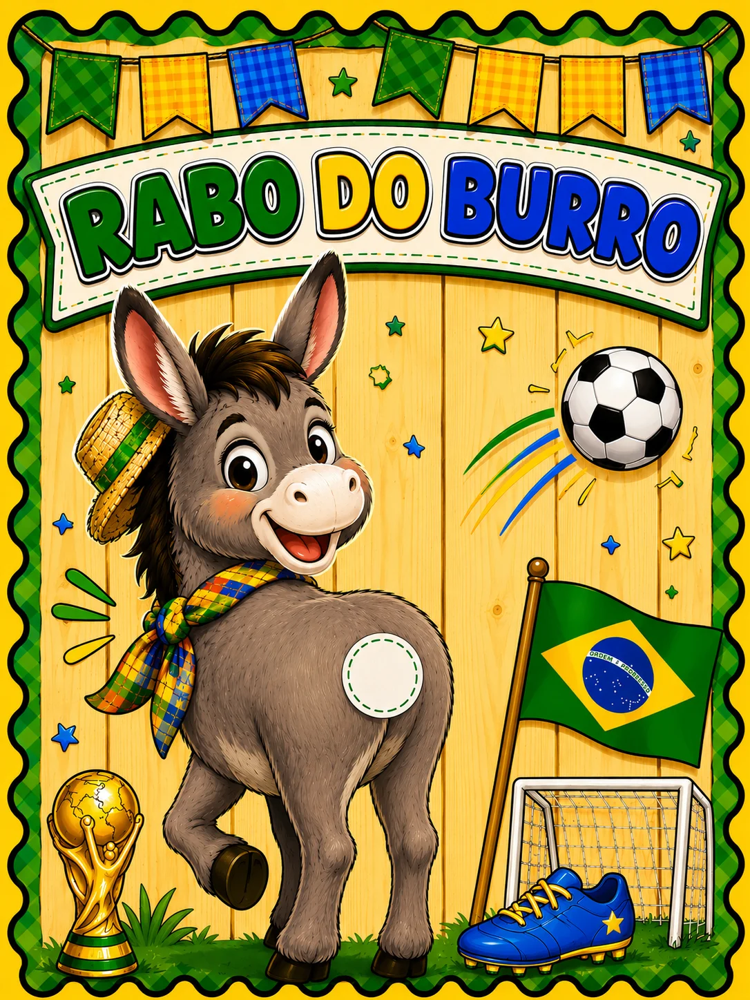 🫏⚽🌽 RABO DO BURRO – COPA JUNINA ESCOLAR🌽⚽🫏 — Português para Educação Infantil: 🫏⚽🌽 RABO DO BURRO – COPA JUNINA…