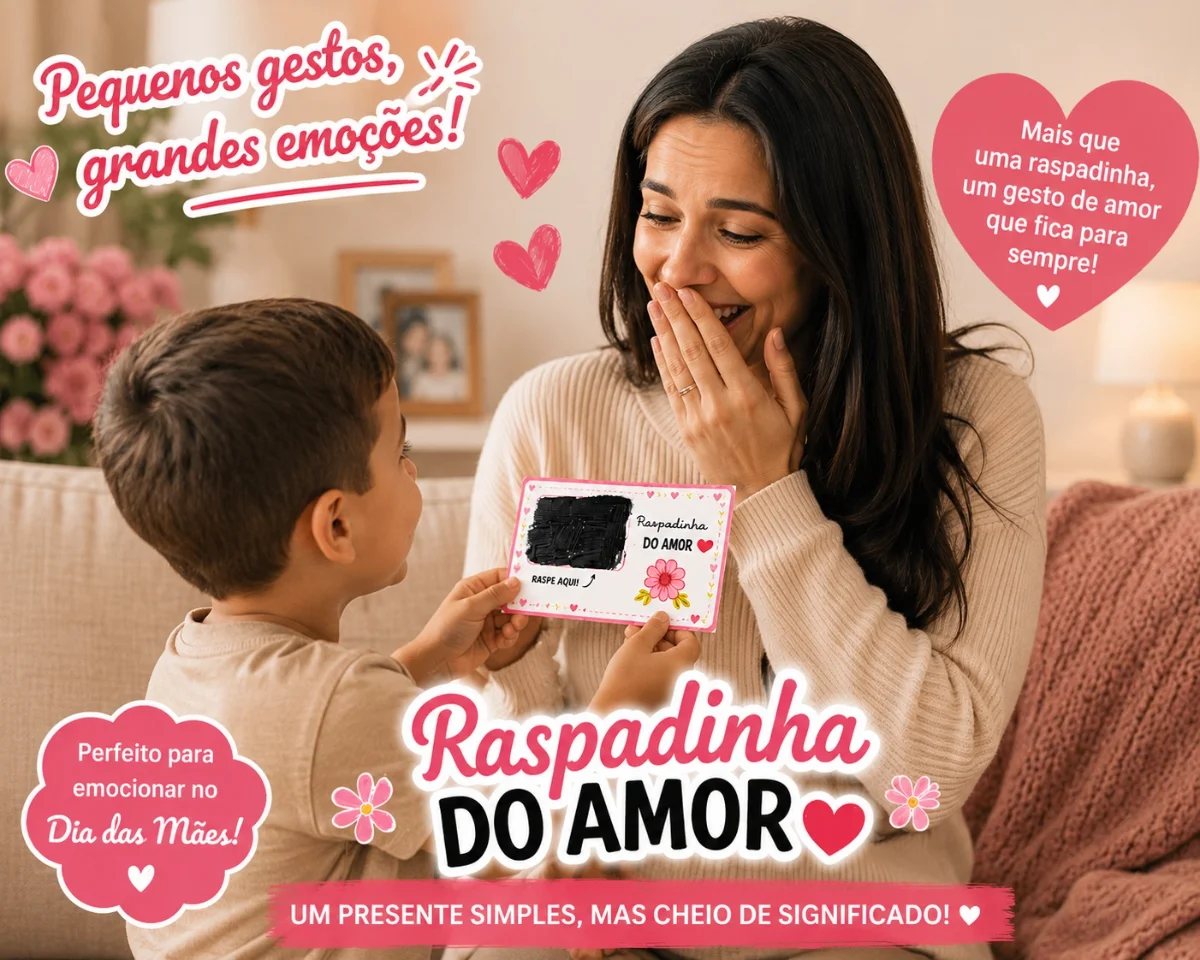 Raspadinha do amor dia das mães — amostra 1: NOVIDADE ESPECIAL PARA O DIA DAS MÃES