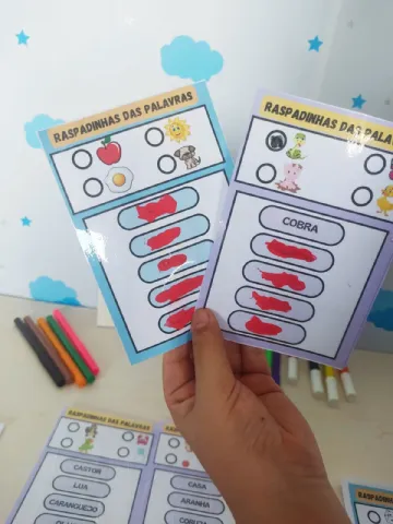 🤩 RASPADINHAS DAS PALAVRAS🤩 -2°, 3° e 4°Ano — amostra 2: O objetivo deste material é estimular o desenvolvimento da…